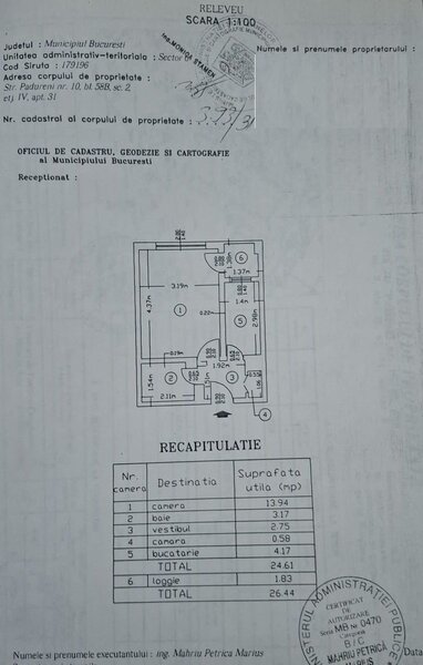 Crangasi, str. Padureni comision 0% garsoniera